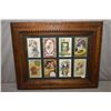 Image 1 : Framed antique greeting cards including New Years, Valentine, St. Patrick's Day, Easter, Thanksgivin