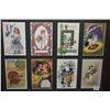 Image 2 : Framed antique greeting cards including New Years, Valentine, St. Patrick's Day, Easter, Thanksgivin