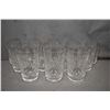 Image 1 : Twelve Waterford "Lismore" crystal highball tumblers