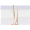 Image 1 : Ladies 10kt yellow gold twisted rope 26" neck chain