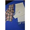 Image 1 : Two scarves including Burberry 100% Cashmere and a Aquascutum of London pure lambs wool scarf