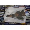 Image 2 : Two Franklin Mint 1:48 scale die cast fighter jets including "Mig 29" , retails $250.00 and "F14 Sta