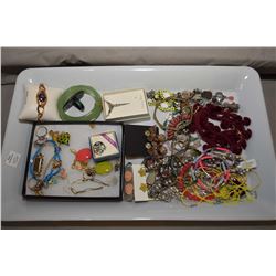 Selection of collectible jewellery including sterling silver, gemstones, Disney couture, earrings, n