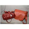 Image 1 : Two vintage M0851 designer bags including leather satchel and a zippered purse