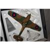 Image 3 : Two Corgi 1:32 scale die cast planes including "Hawker Hurricane" and a "Hawker Sea Hurricane", both