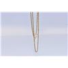 Image 1 : Ladies 10kt yellow gold 18" twisted rope neck chain