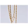 Image 2 : Ladies 10kt yellow gold 18" twisted rope neck chain