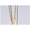 Image 2 : Ladies 10kt yellow gold 18" twisted rope neck chain