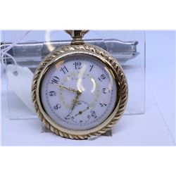 Elgin  16  size pocket watch, 15 jewel, grade 313, model 7, serial #13697500, dates to 1909, 3/4 nic