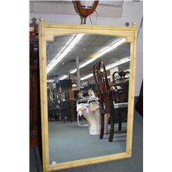 Thomasville bamboo motif framed wall mirror, 41" x 29" overall dimensions