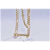 Image 1 : 10kt yellow gold Figaro 22" neck chain