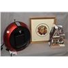 Image 1 : Dolce Gusto Nescafe coffee machine, a Kurt Andler light up Christmas house and a gilt framed petit p