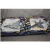 Image 1 : Two Franklin Mint 1:48th scale, die cast fighter jets including "F18 Hornet" , new in box and a "Mig