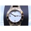 Image 3 : Armani Exchange lady's gold tone quartz wrist watch in case, retails $250.00