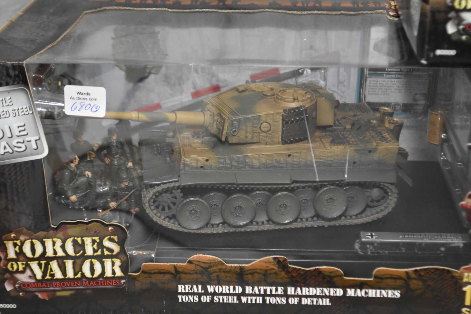 Three Forces of Valor 132 scale die cast tanks including "German Tiger
