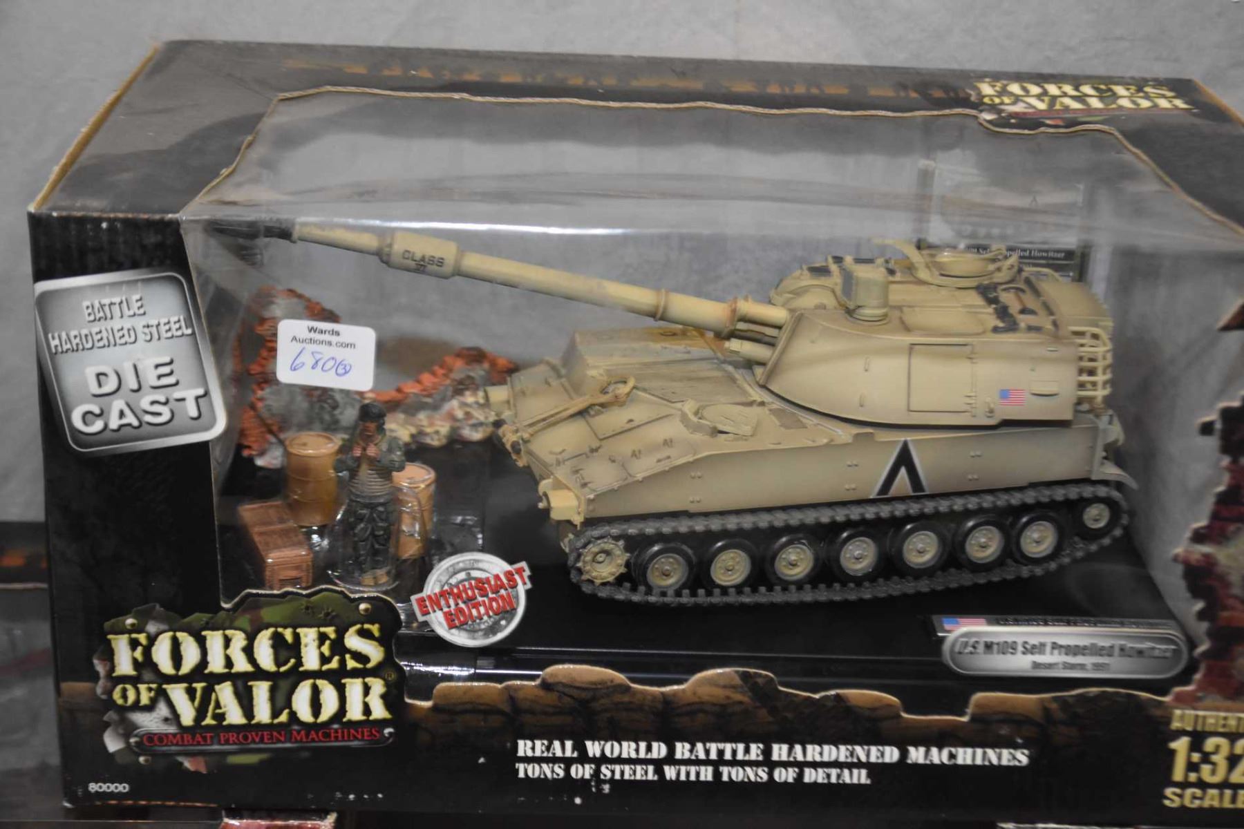 Three Forces of Valor 132 scale die cast tanks including "German Tiger