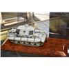 Image 1 : Minichamps die cast Tiger II tank with desk top display case