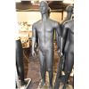 Image 1 : Full figured male mannequin on stainless stand