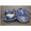 Image 1 : Spode Copeland "Italian" washbowl and water jug, serving bowl and plate