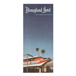 Disneyland Hotel Information Flyer and Brochure.