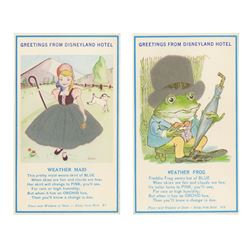 Pair of Disneyland Hotel Hygroscopes.