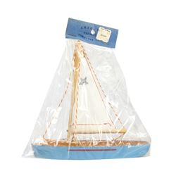 Unopened Disneyland Taylor & Hume Toy Sailboat.