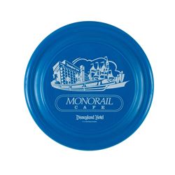 Disneyland Hotel "Monorail Cafe" Flying Disk Toy.