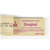 Image 2 : Complete Book of (100) Disneyland Readmission Tickets.