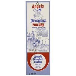 Disneyland's Angels Baseball Fun Day Ticket.