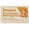 Image 1 : Disneyland Entertainment Backstage Pass.