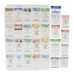 Collection of (26) Fastpass & (2) Readmission Tickets.