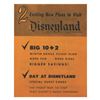 Image 1 : 1957 Disneyland Gate Flyer.