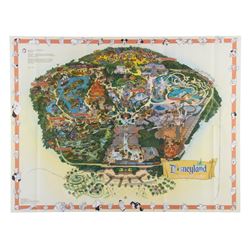 2000 Disneyland Souvenir Map.