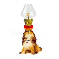 "Lady and the Tramp" Ceramic Oil Lamp.