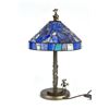 Image 1 : Mickey & Minnie Limited Edition Stained Glass Lamp.