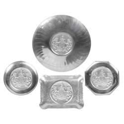 Set of (4) Disneyland Crest Trays.