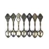 Image 2 : Collection of (7) Silverplated Disneyland Spoons.