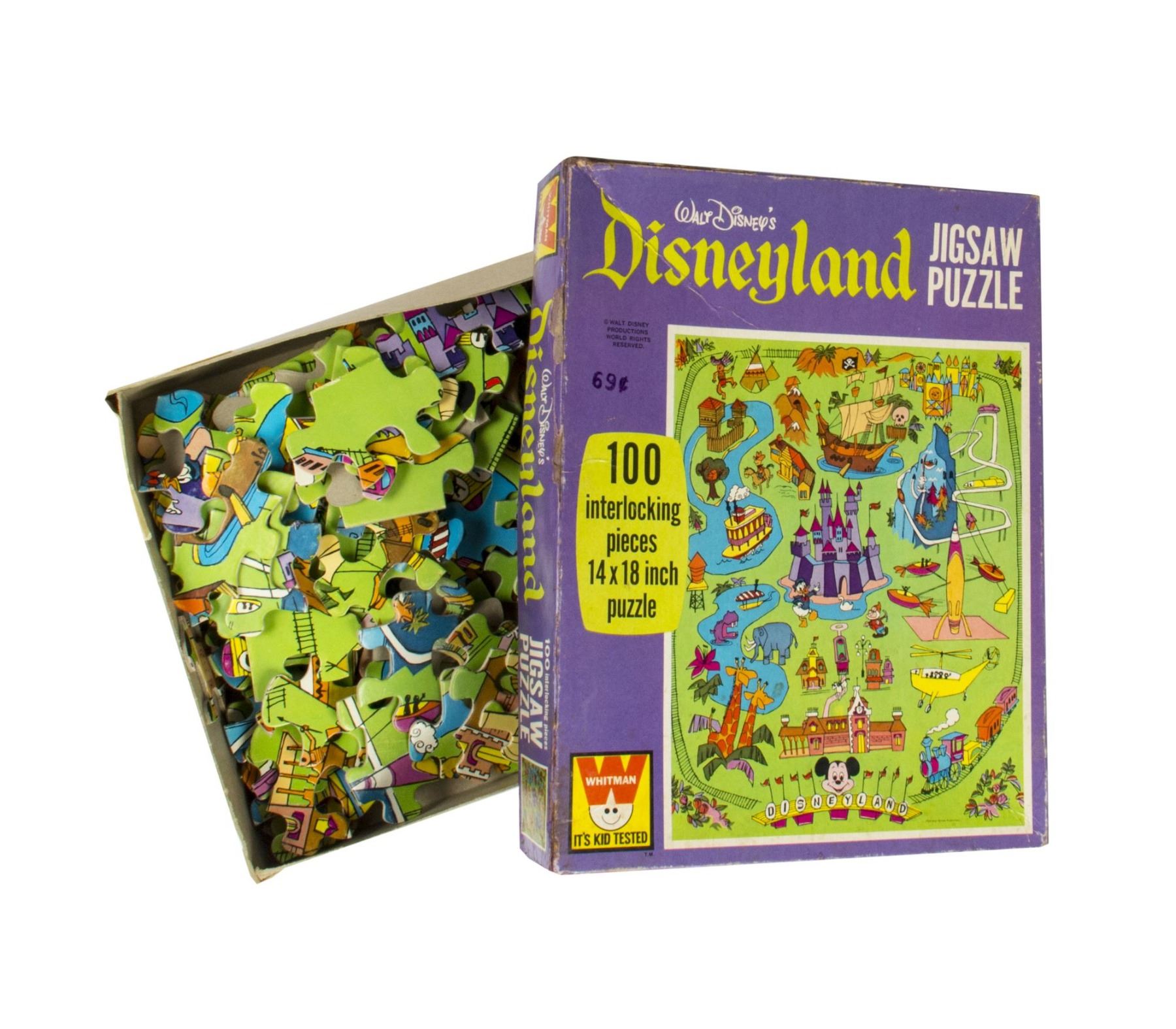 Disneyland Map Jigsaw Puzzle.
