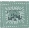 Image 2 : Pair of Large Sections of Disneyland Logo Fabric.