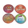 Image 2 : Collection of (4) Disneyland Lenticular Buttons.