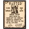 Image 1 : Frontierland Print Shop Personalized "Wanted Poster".