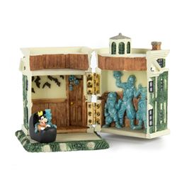 "Haunted Mansion" Hinged Resin Box with Figure.