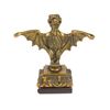 Image 1 : Small Bronze Haunted Mansion Bat Stanchion (x on base)