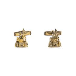Sleeping Beauty Castle Cufflinks.