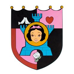 "Snow White's Scary Adventures" Attraction Shield.