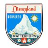 Image 1 : "Matterhorn Bobsleds" Limited Ed Attraction Shield.