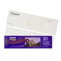 Unused "The New Fantasyland" Commemorative Passport.