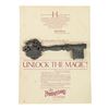 Image 1 : "New Fantasyland" Cast Premiere Invitation with Key.