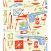 Image 2 : Large Section of Tomorrowland Logo Fabric.