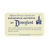 Image 1 : Richfield "Autopia" Unused Driver's License.